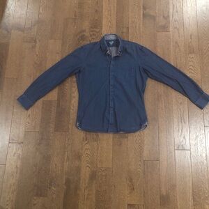 Men's Blue Indigo Denim Shirt